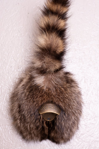 Taxidermy Raccoon Butt Bottle Opener