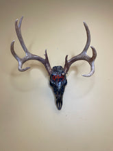 Obituary Metal Band Logo Camo Deer Skull with Antlers European Mount