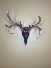 Obituary Metal Band Logo Camo Deer Skull with Antlers European Mount