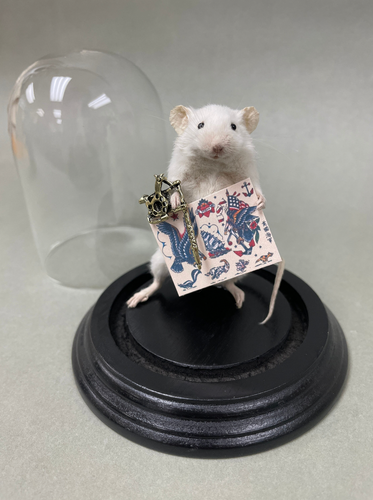 Taxidermy Tattoo Artist Mouse Tattooer